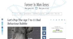 Desktop Screenshot of foreverinmomgenes.com
